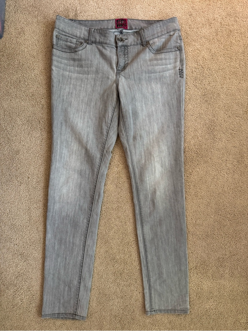 Vintage Torrid Skinny Gray Jeans Size 14T